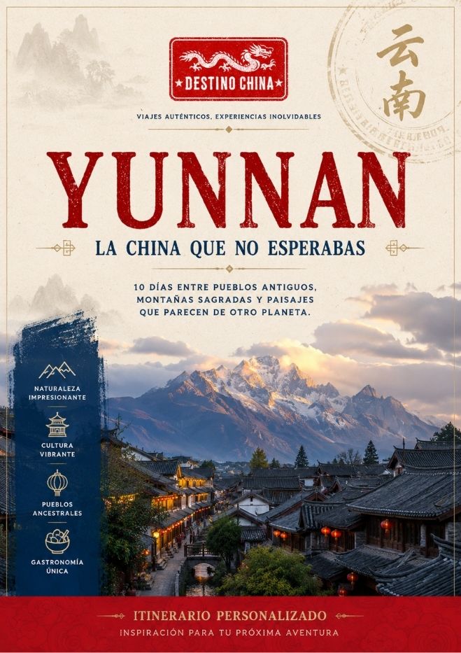una hoja con informacion de Yunan